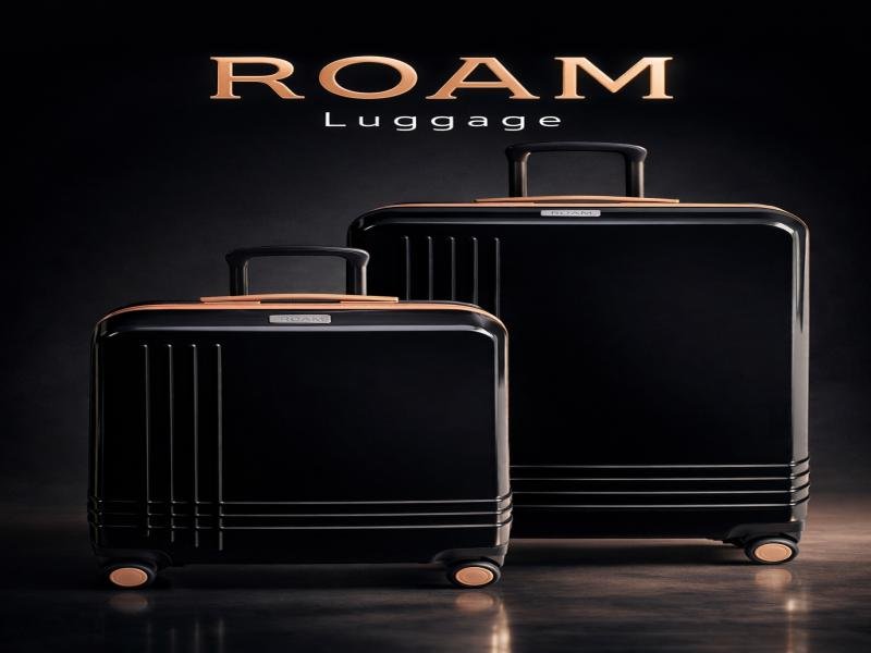 ROAM Luggage Premium Custom Suitcases Durable Travel Luggage Modern Luxury Travel Bags For Frequent Travelers.